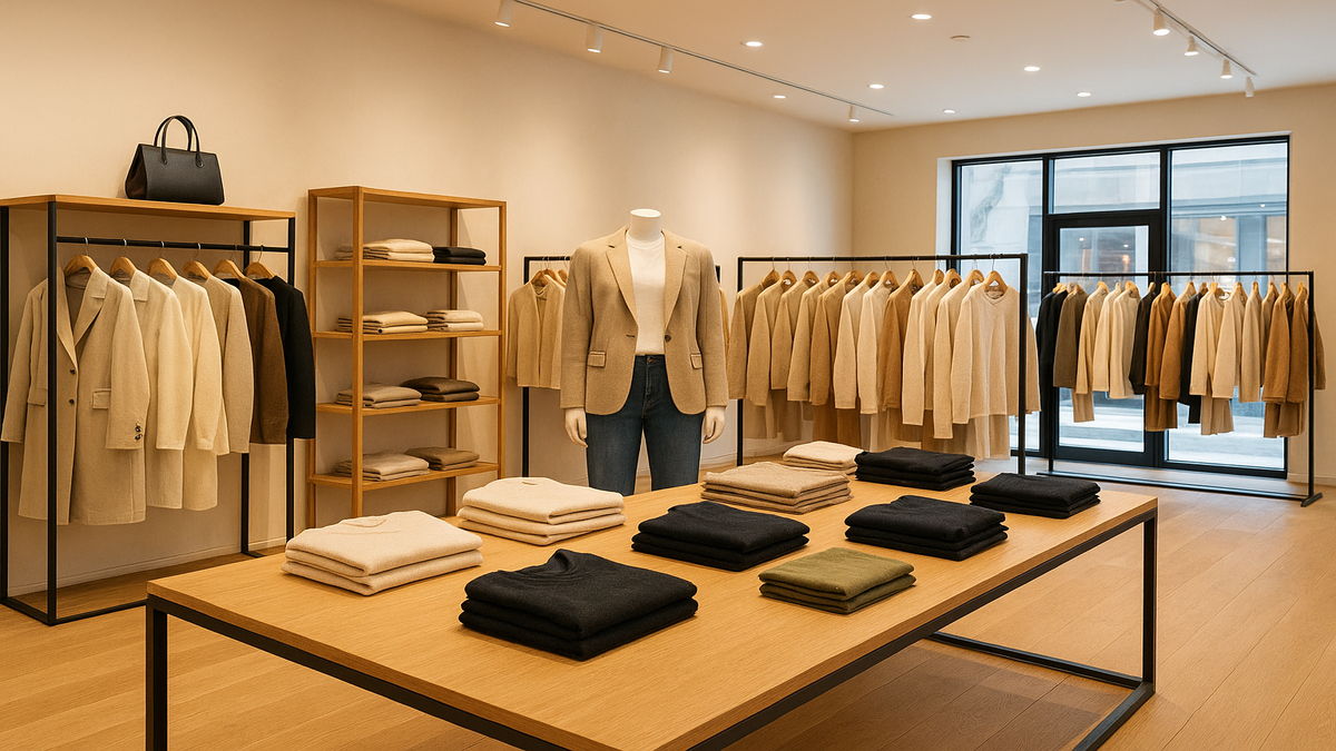 アパレル店の内部